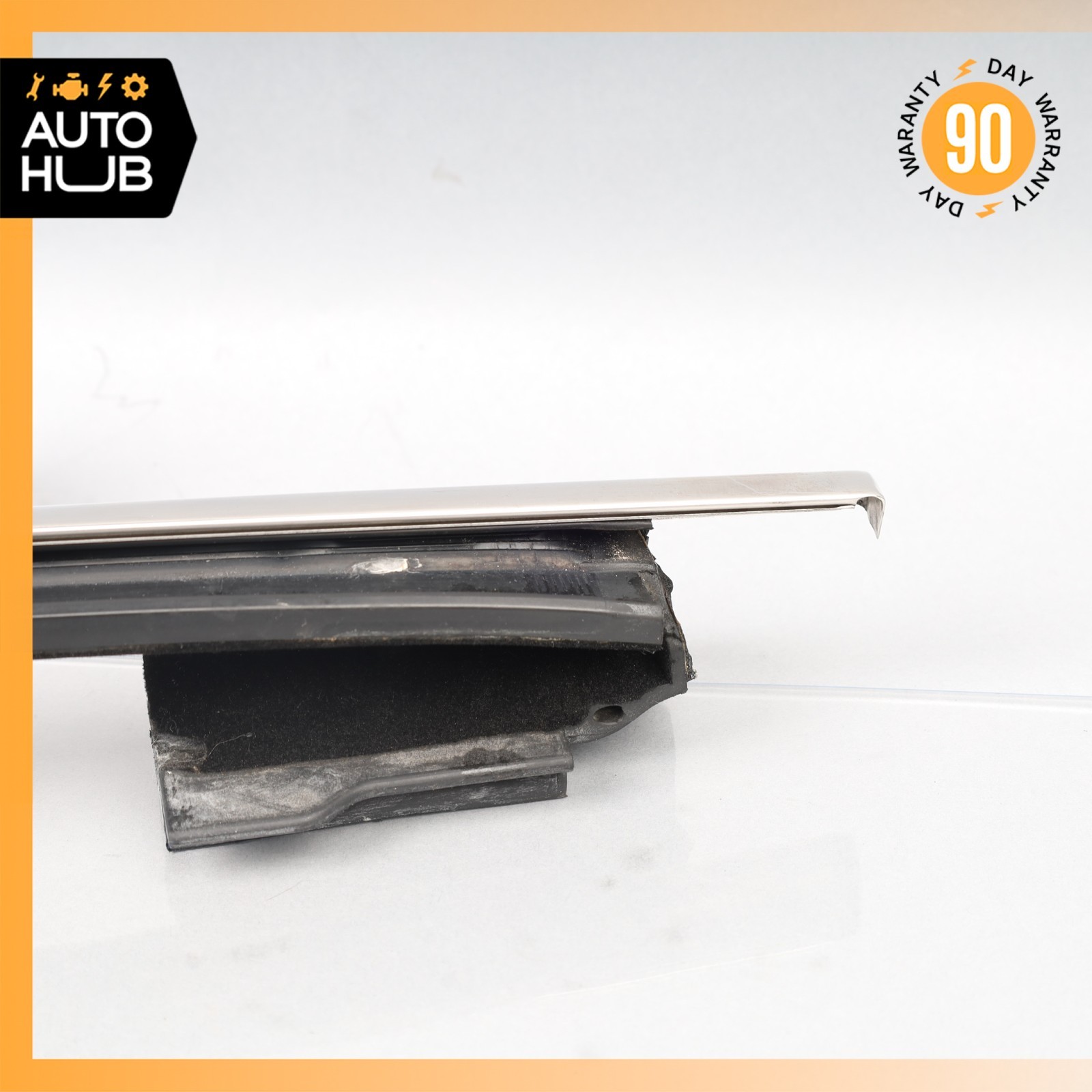 07-18 Bentley Continental GTC Rear Left Side Window Weather Seal Molding OEM 32k