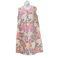 Vintage 70s Floral House Dress Grannycore Cottagecore Retro Prairie Garden