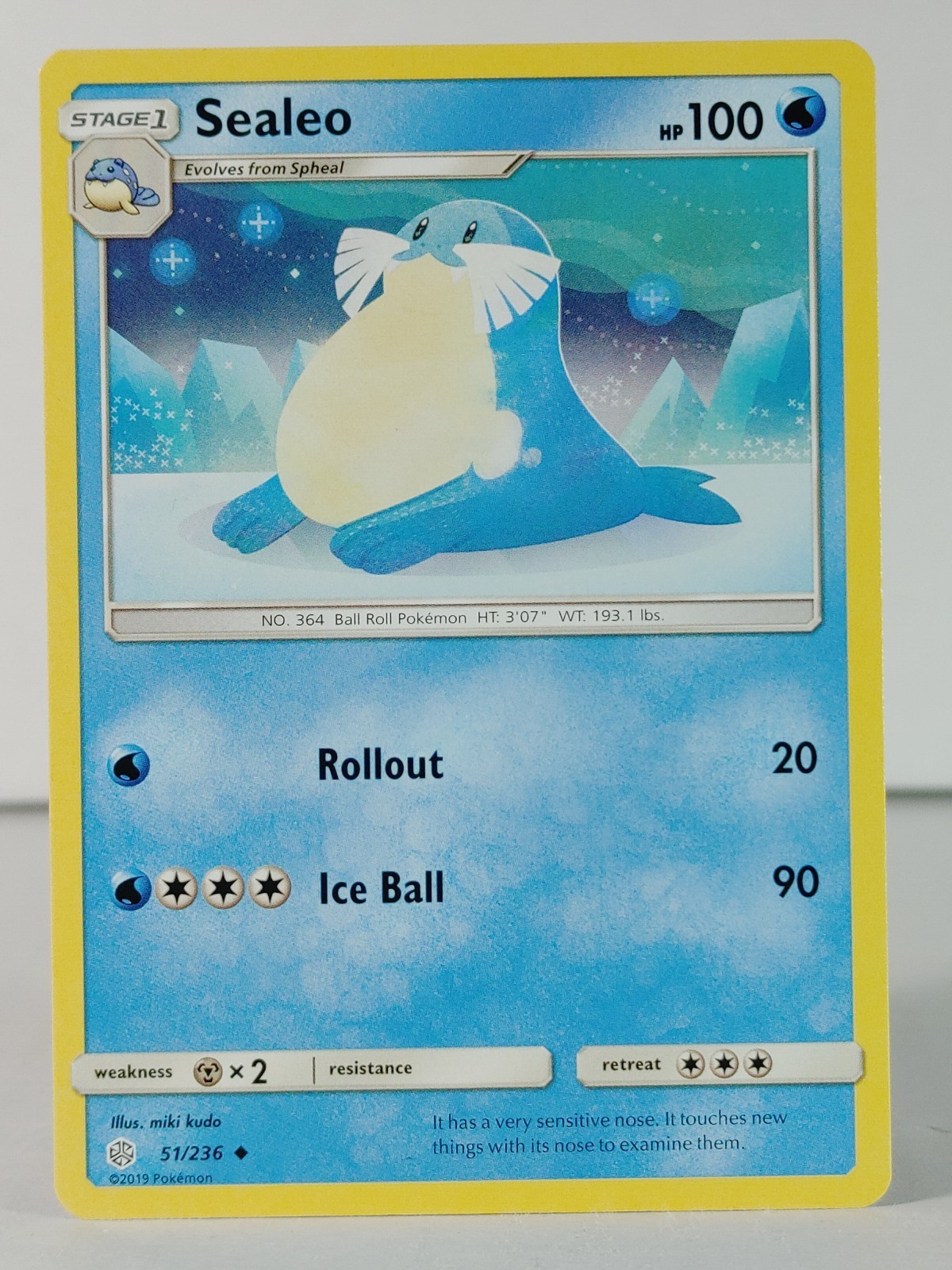 Sealeo - SM: Cosmic Eclipse #51 - POKEMON - NM -singles