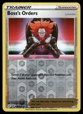 Boss's Orders [Lysandre] Reverse Holo 058/072 LP Shining Fates Pokemon Card