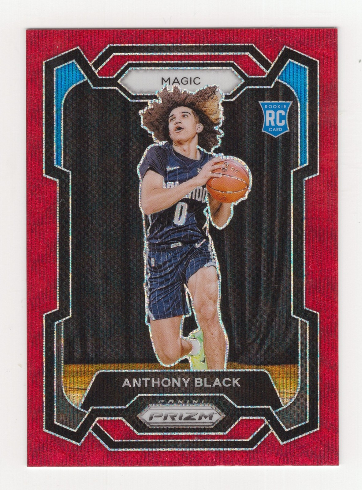 2023-24 Panini Prizm Anthony Black #170 Prizms Ruby Wave RC Magic