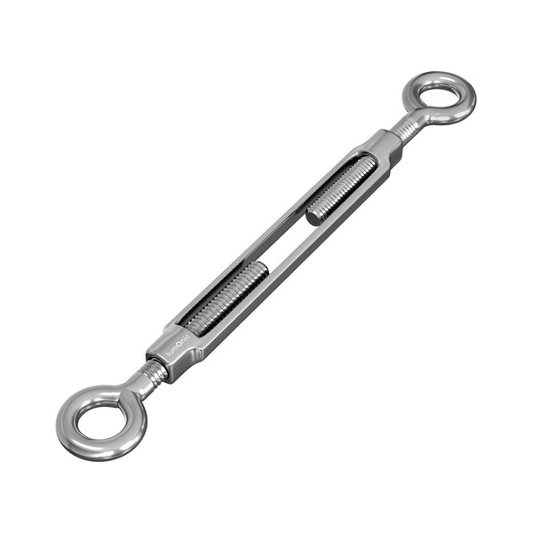 10X Seilspanner ÖSe-ÖSe Edelstahl V2A 304 M5 Spannschloss Wantenklemme-image