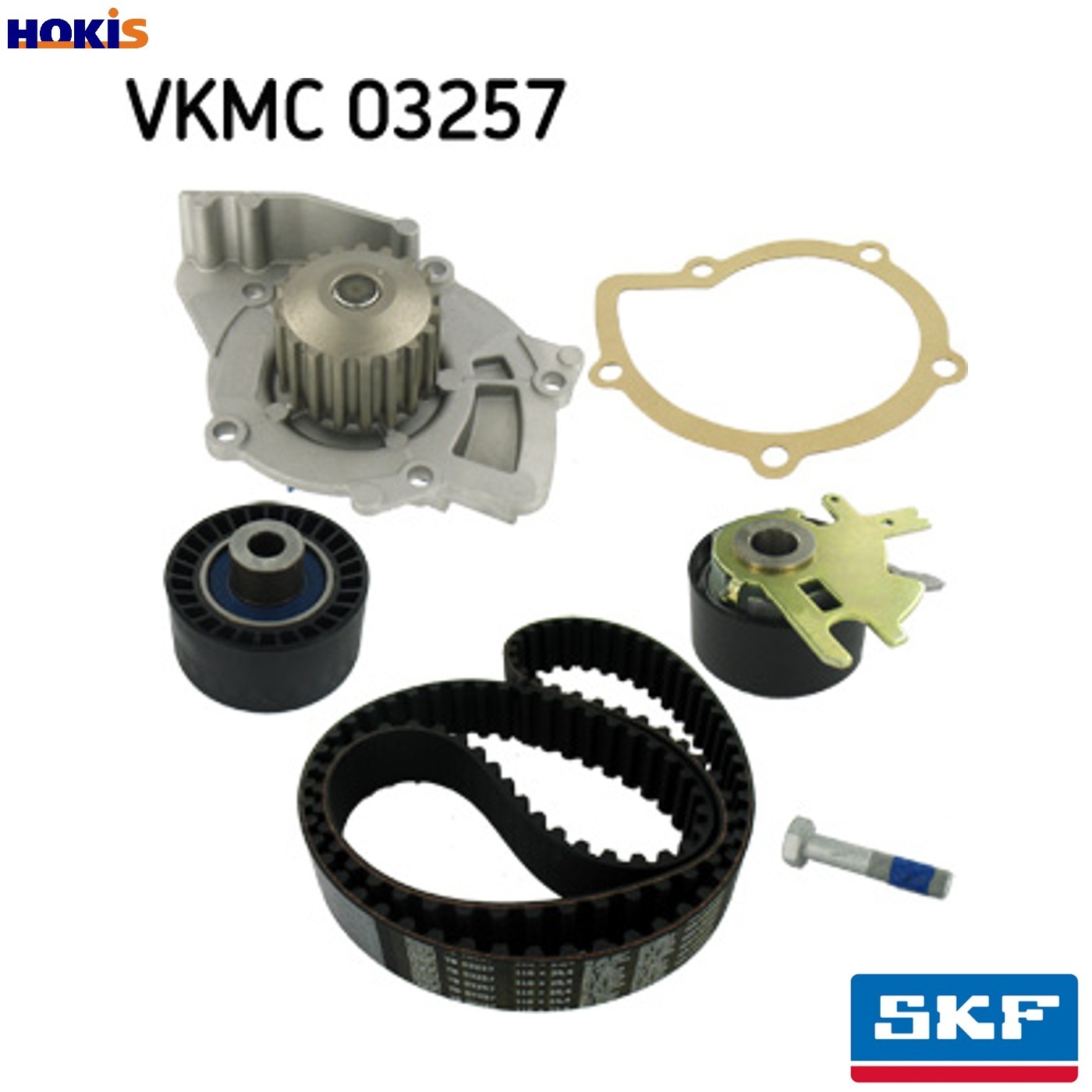 SKF Water Pump & Timing Belt Set VKMC 03257 - Image 14