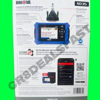 Innova SD35 Scanner OBD2 Professionale | Diagnostica Completa ABS, SRS, TPMS, Batteria, Dati Live, Con Tablet Touch E App Gratuita - 4