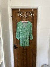 Cotton Traders Green Ditsy Floral Tunic Top - Size 14 - Lightly Used VGC