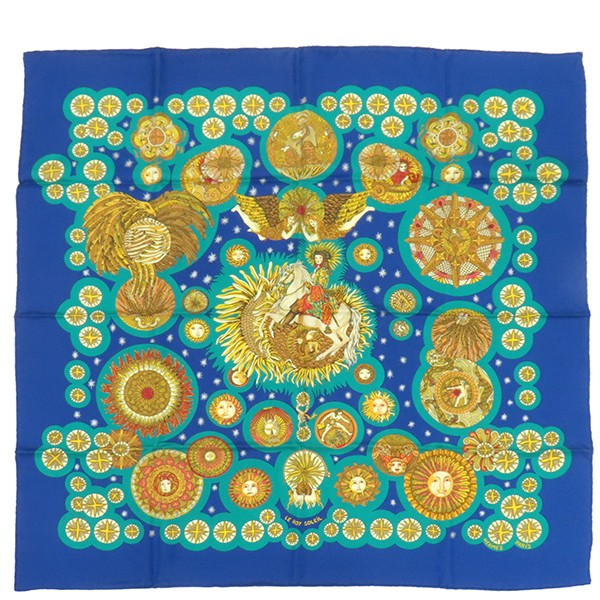 Hermes Scarf Carre 90 Silk LE ROY SOLEIL 197882