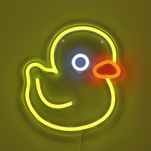 Charming Quack Duck LED Neon Sign for Parties Weddings USB Powered Wall Decor - Picture 3 of 6