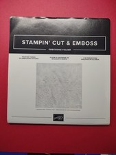 Stampin' Up PAINTED POSIES 3D 6 inch Embossing Folder Flowers A24