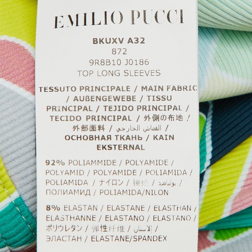 Emilio Pucci Kids Multicolor Iride Print Knit Shorts & Top Set Size 12 Yrs - Picture 6 of 6
