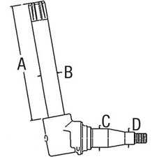 Rh / Lh Spindle Fits 6400sp 6403 6603 7405 7500 Ap32677 Ap32677-a