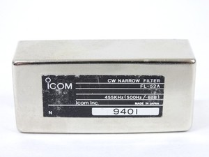 Icom FL-52A Plug-In Ham Radio 500Hz CW Narrow Filter (very nice)