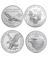 Lot de 4 Pièces  American Silver Eagle 1oz 