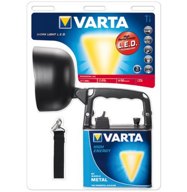 Varta Phare Work Light Led 18660101421 projecteur antichoc étanche IP54