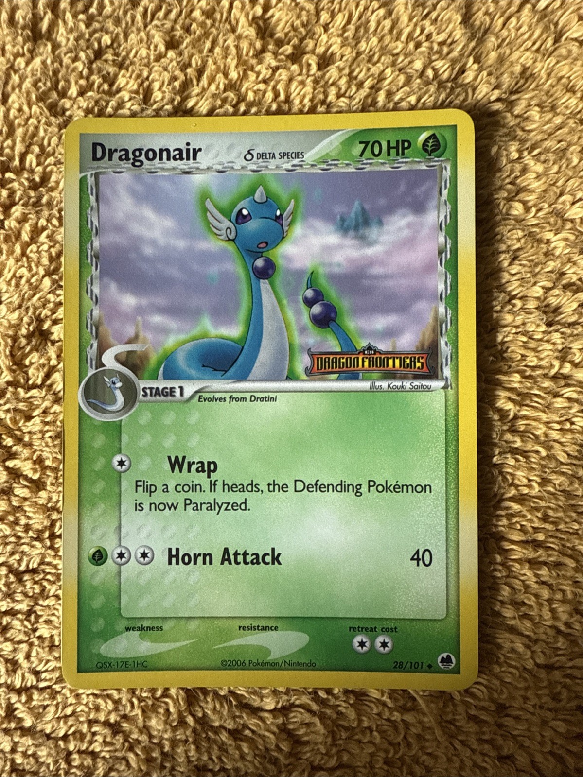 Dragonair (Delta Species) 28/101 Dragon Frontiers Reverse Holo