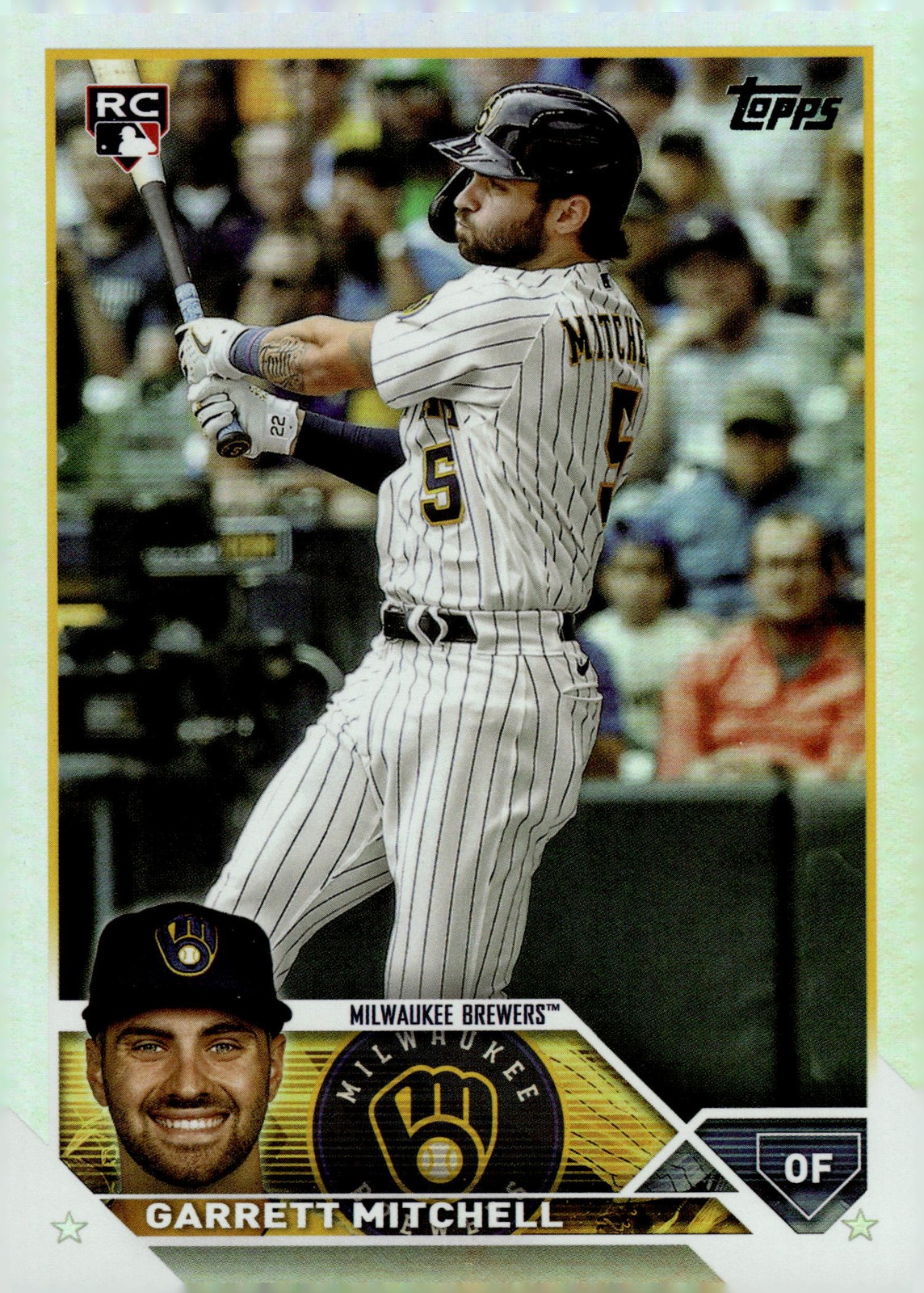2023 Topps - Rainbow Foil - #359 Garrett Mitchell