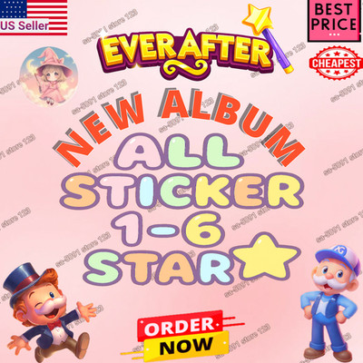   Monopoly.Go   ALL Sticker 1 - 6  Available,  Super Cheap 