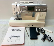 Janome Memory Craft 6700P Computerized Professional Sewing Machine T1139