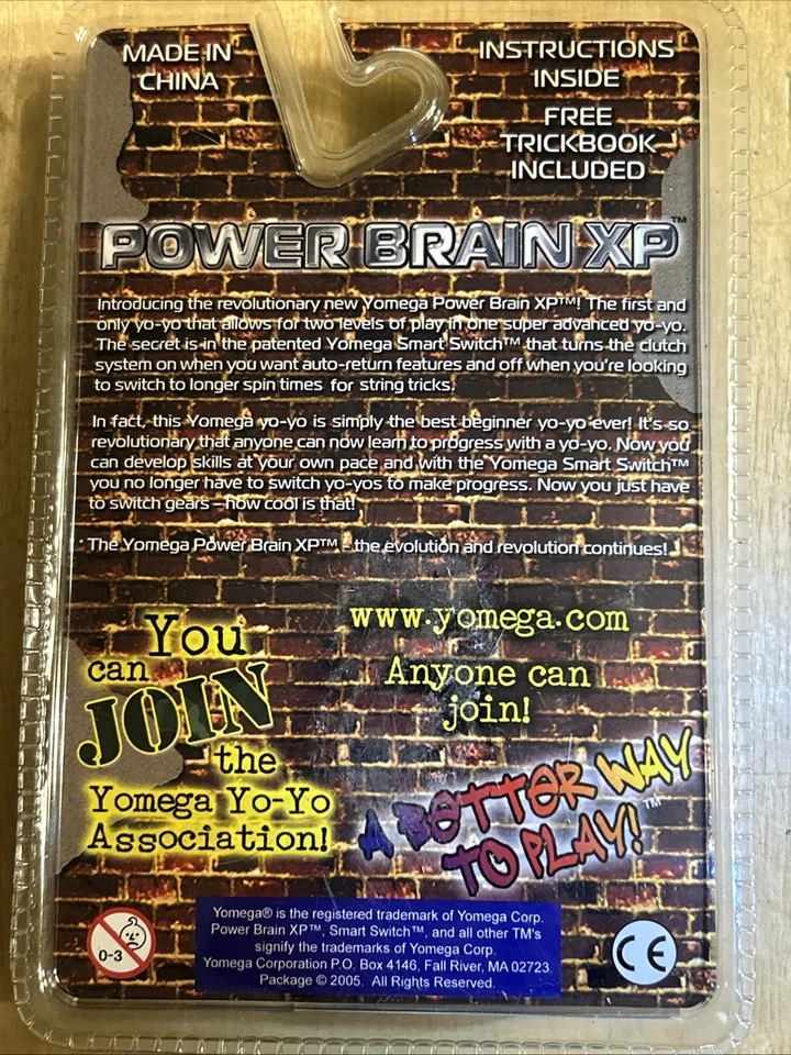 Vintage RETRO Yomega Power Brain XP Yo-yo 2005 Sealed NWT RARE Y2K HTF🪀 - Image 4 of 4