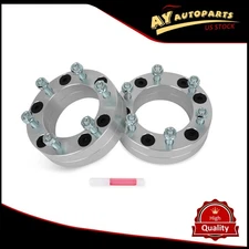 2X 2" 5x5.5 To 6x5.5 Wheel Adapters For 1996-2001 2002 2003 Dodge Ram 1500 Van