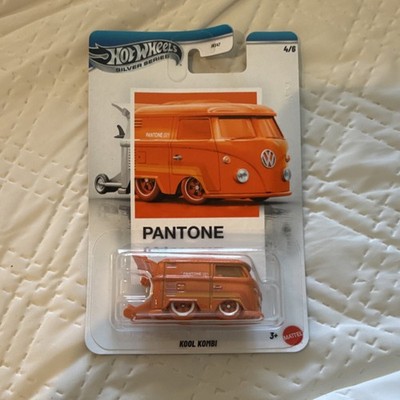 Hot Wheels Kool Kombi Pantone Silver Series Volkswagen Diecast Van Orange