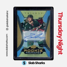 2023 UPPER DECK TRILOGY #149 BROCK FABER AUTO GOLD RC ROOKIE /249