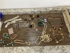 Huge Vintage Estate Costume Jewelry Lot -Storage Unit Find Earrings Necklace