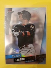 2019 Finest #61 Starlin Castro - Miami Marlins