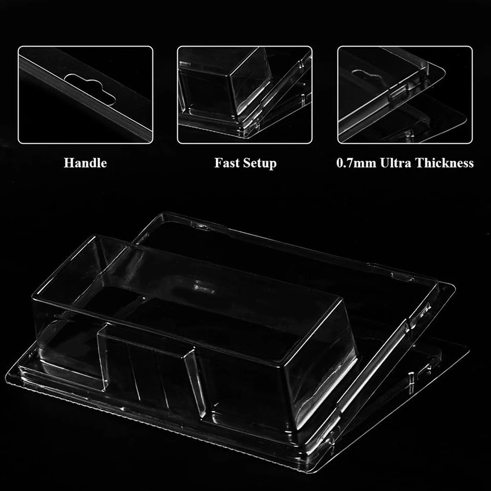 2-100Pack Diamond Protector for Hot Wheels Team Transport Clamshell Diecast Case - Image 4 of 4