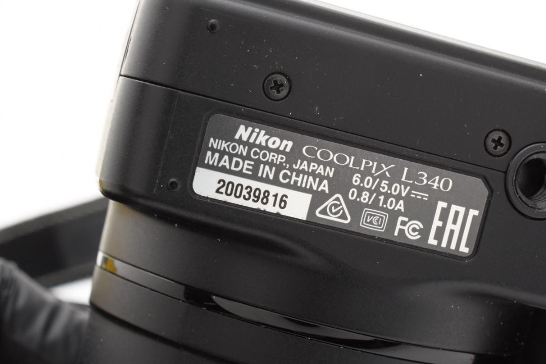 美品 NIKON ニコン COOLPIX L340 箱 説明書付 M570 condition NIKON COOLPIX L340 with box and manual M570 | eBay