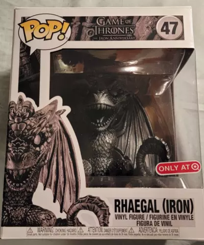 FUNKO POP GAME OF THRONES: THE IRON ANNIVERSARY RHAEGAL (IRON) 47