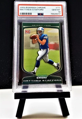 Matthew Stafford Bowman Chrome 2009  #111 PSA 10 GEM MINT