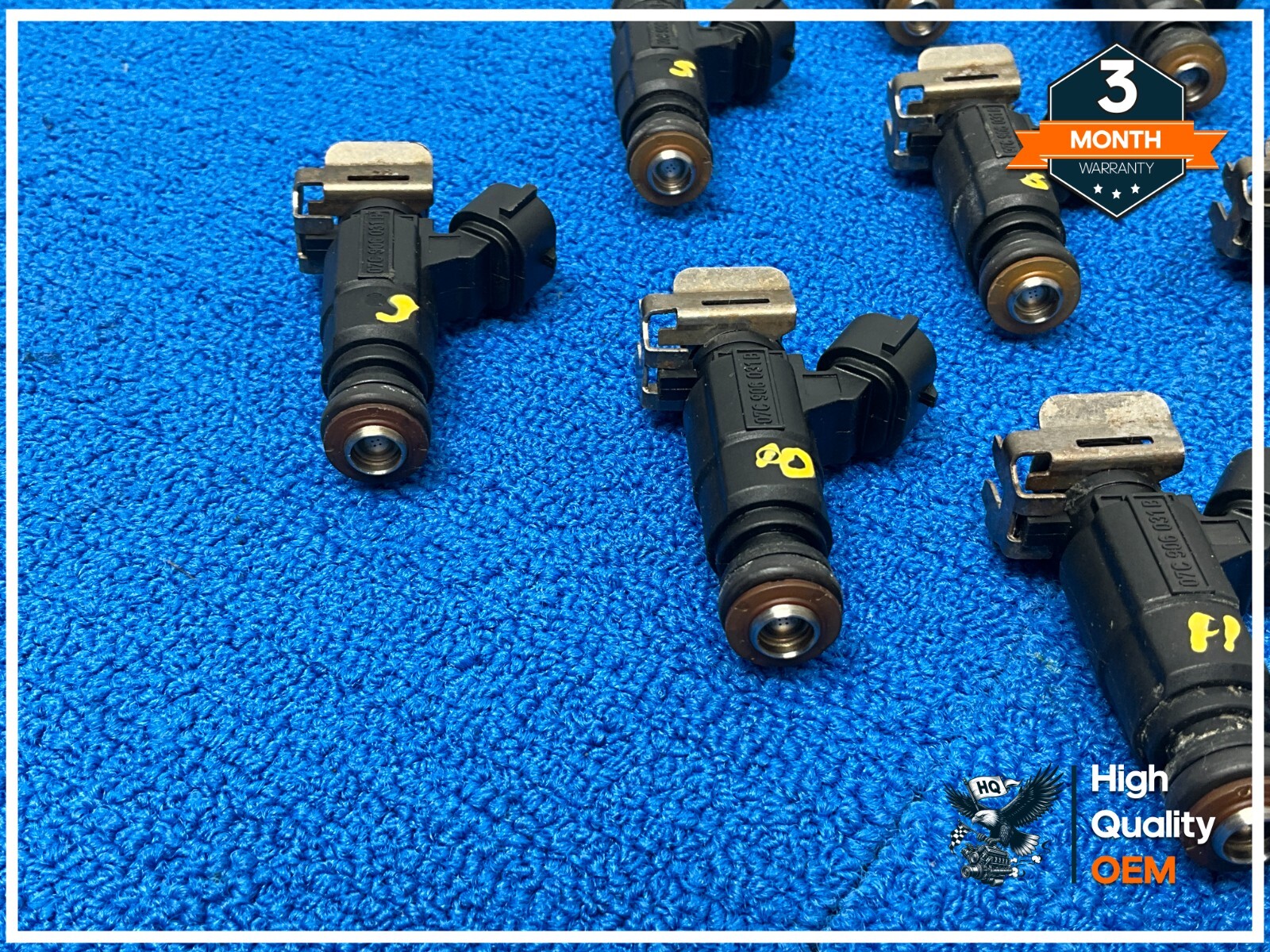 2007 - 2010 BENTLEY CONTINENTAL GTC ENGINE FUEL INJECTOR SET OF 12 OEM