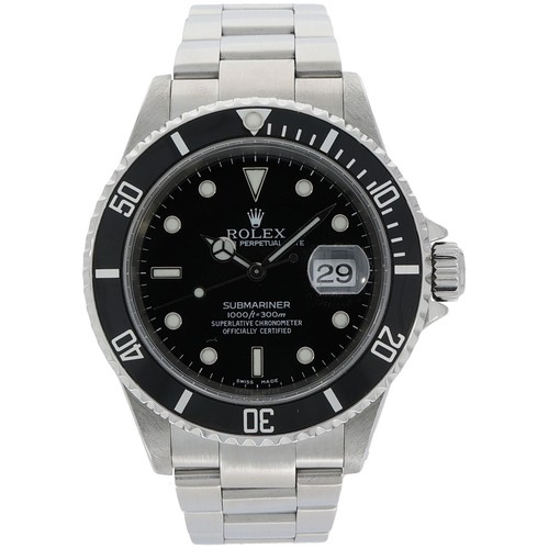 Rolex Submariner Date Ref. 16610 Steel black dial Papers 2004 LC 200