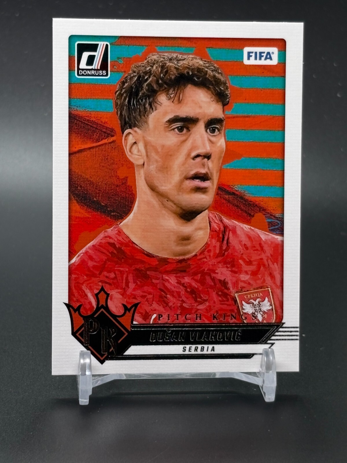 2024-25 Donruss Pitch Kings Silver #14 Dusan Vlahovic Serbia Soccer Card