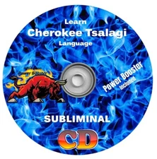 Learn Cherokee / Tsalagi Language ~ Speak Read Write ~ Subliminal CD & Booster