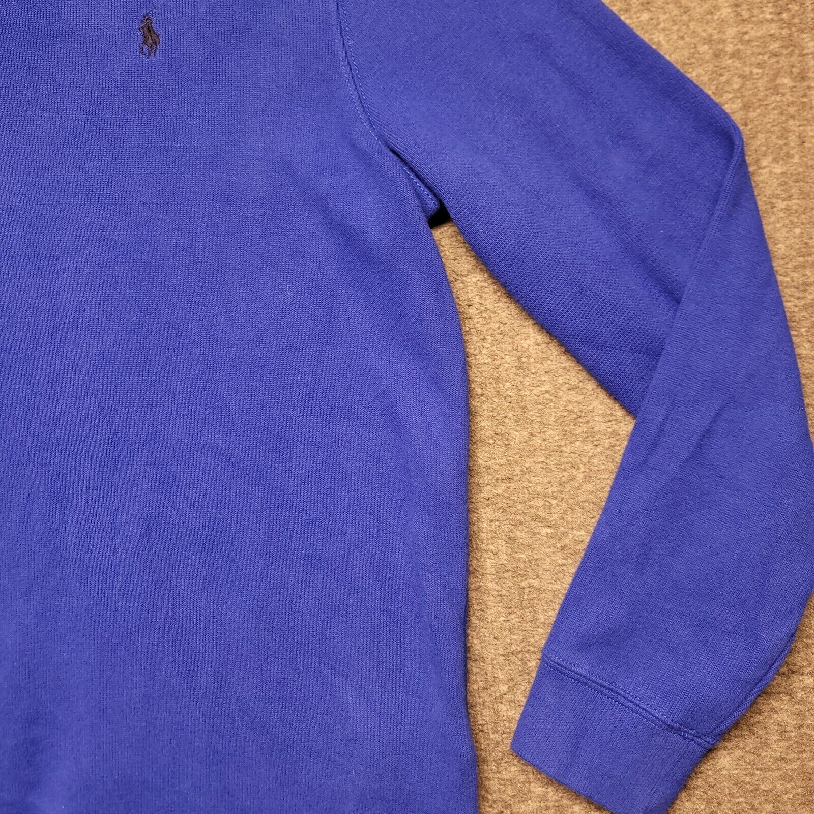 Polo Ralph Lauren maglione uomo pullover grande 1 4 zip felpa pony preppy