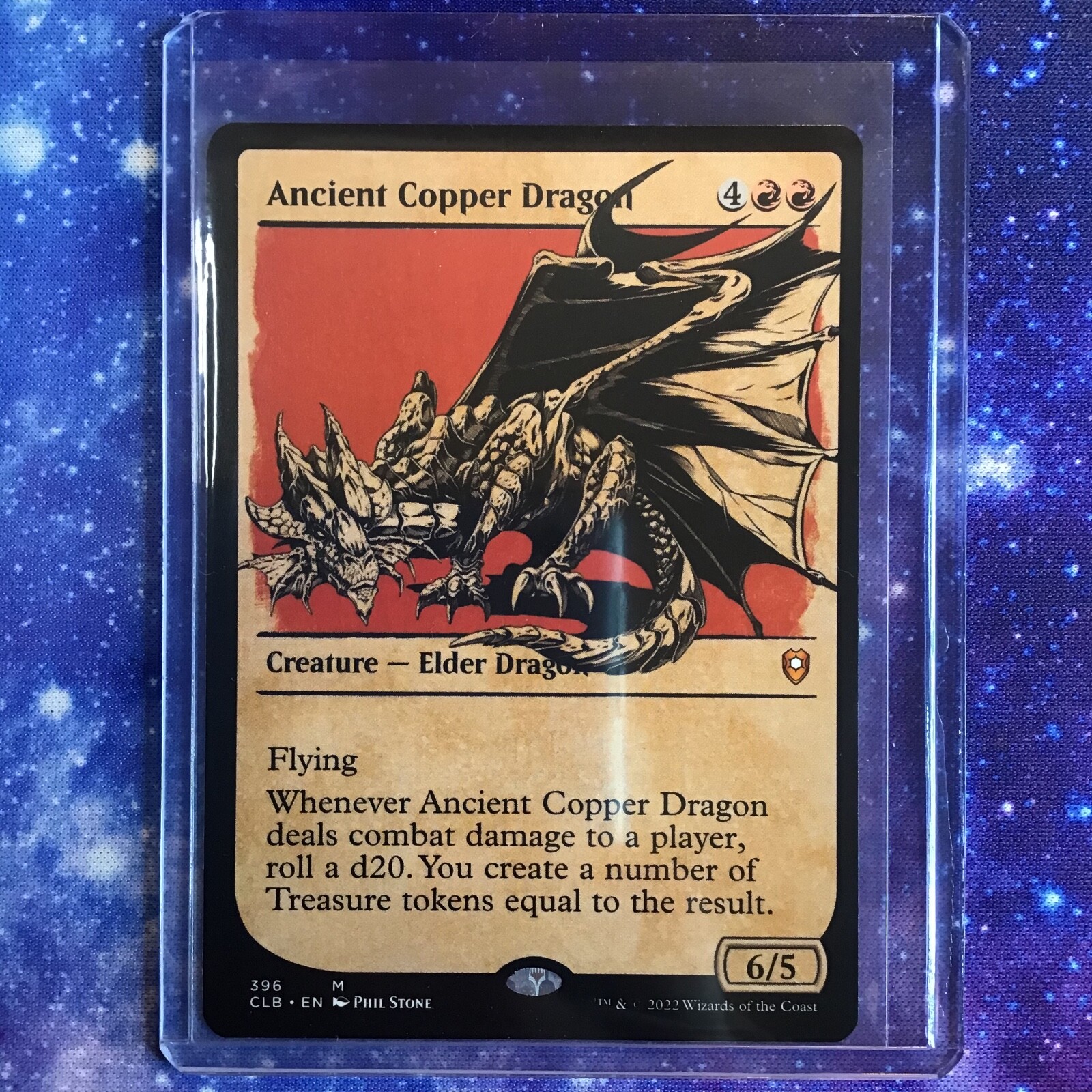 Ancient Copper Dragon 396 Showcase Rulebook (CL Baldur's Gate) MTG Magic eBay