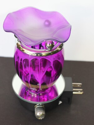 Aroma Night Light, Electric Oil Warmer Nightlight w/ Dimmer, Wall plug vertical