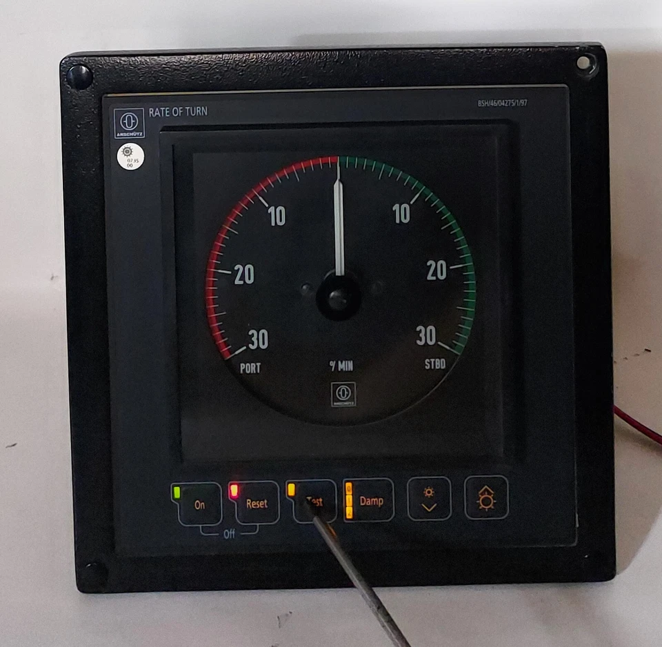 Raytheon Anschütz BSH/46/04275/1/97 Ship Gyrocompass Operator Unit MOD.015 43009 Foto 3 de 4