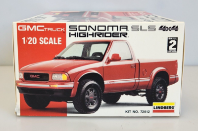 Lindberg GMC Sonoma SLS 4x4 Highrider Big 1/20 Scale Truck Model