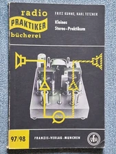 Small Stereo Internship Radio Practitioner Library Booklet 97/98 Franzis 1960s