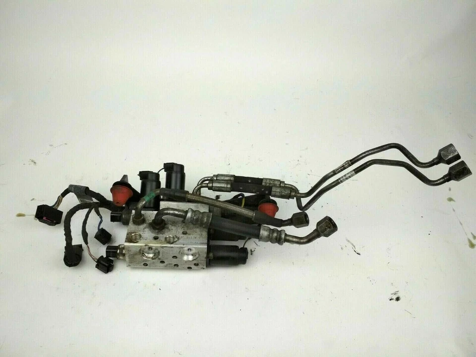 02-08BMW 745Li E65/E66 Conjunto de bloque de válvula de suspensión hidráulica dinámica OEM A7 Foto 2 de 4