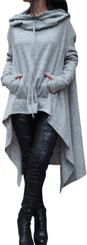 Women Pullover Hoodies Sweatshirt Long Sleeve Oversize Top Shirt Dress… - Picture 9 of 12