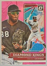 2022 Donruss Optic Diamond Kings Pink Prizm #6 Luis Robert Chicago White Sox