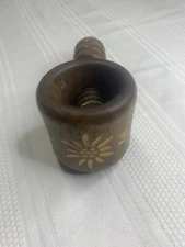 Italian Manual Hand Screw Type Wooden Nut Cracker