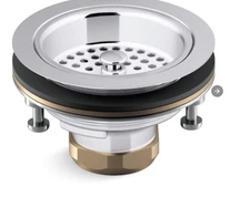 AA VAUCET Duo-strainer 3.5-in Polished Chrome Brass Strainer AA-137