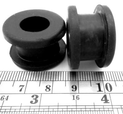 Rubber Grommet Fits 3/4'' Hole, 3/8'' Thick Panel, Has 1/2'' ID, Free Shipping!