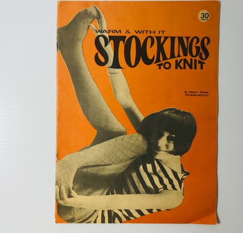Vintage Knitting Patterns Gloves Socks Hats Stockings Mid Century LOT X 3 - Picture 7 of 16