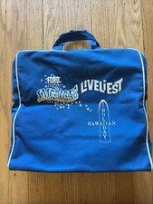 RARE Vintage Pan Am Ford Americas Liveliest Hawaiian Holiday 1960s Carry On Bag