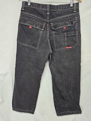 【希少】JNCO JEANS BLACK W Artistical Uprising. 26
